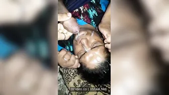 Village Widow Gulping Thick Cum Facial In Leaked Mms Clip