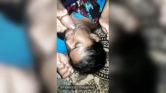 Village Widow Gulping Thick Cum Facial In Leaked Mms Clip
