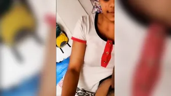 Desi Babe Oiling Hubby's Motta Lund Before Gaand Chudai