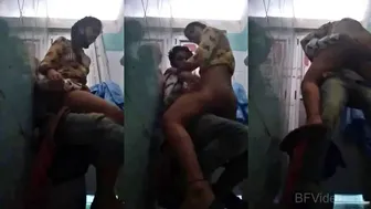 Colleagues Banging Hard In Office Toilet During Tea Time