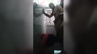 Colleagues Banging Hard In Office Toilet During Tea Time