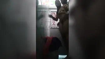 Colleagues Banging Hard In Office Toilet During Tea Time
