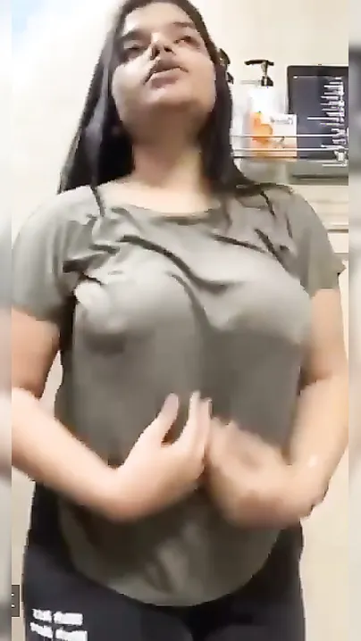 Milk Tanker Desi Babe Soaping Topless Boobs In Village Bathroom