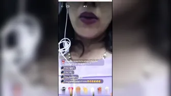 Tango Bhabhi Squeezing Massive Boobs For Desi Fans Live Show