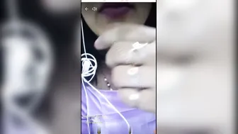 Tango Bhabhi Squeezing Massive Boobs For Desi Fans Live Show