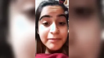 Punjabi Gf Flaunting Huge Soft Boobies Jiggling On Video Call