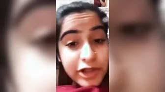 Punjabi Gf Flaunting Huge Soft Boobies Jiggling On Video Call