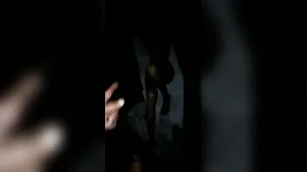 Skinny Desi Bhabhi Sneaking Neighbor's Thick Lund At Midnight In Saree