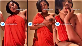 Desi Milf Teasing Massive Boobs Shaking Wildly In Viral Homemade