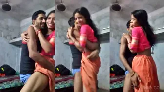 Slim Gaon Ki Bhabhi Bouncing On Lund Standing By Kitchen Stove