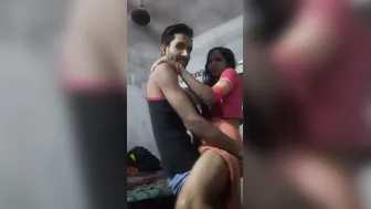 Slim Gaon Ki Bhabhi Bouncing On Lund Standing By Kitchen Stove