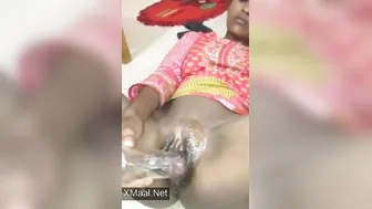 Pervert Landlord Filming Maid's Wet Chuchi While Groping Roughly