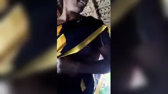 South Indian Mallu Aunty Bouncing Boobs In Blouse Oil Massage