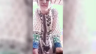 Pakistani Wifey Teasing Big Tits In Tight Salwar Kameez Cam Show