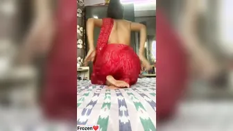 Cute Desi Gf Teasing Nipples Dropping Saree At Home