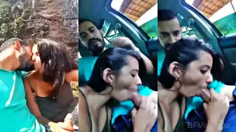 Cute Gf Bouncing On Bf's Lund In Jungle Outdoor Desi Fuck