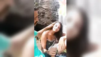 Cute Gf Bouncing On Bf's Lund In Jungle Outdoor Desi Fuck