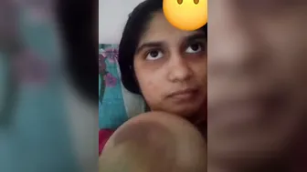 Horny Punjabi Babe Flashing Huge Melons On Whatsapp Video Call