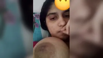 Horny Punjabi Babe Flashing Huge Melons On Whatsapp Video Call