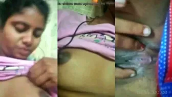 Cute Desi Babe Lifting Skirt Flashing Boobs Pussy On Cam