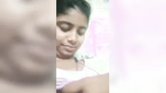 Cute Desi Babe Lifting Skirt Flashing Boobs Pussy On Cam