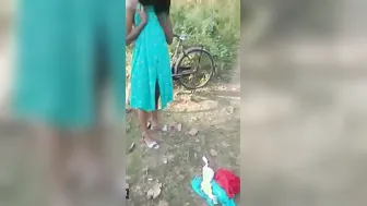 Dehati Babe Caught Topless Sweaty Post Wild Outdoor Bang