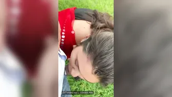 Daring Bhabhi Sucking Lund Deep In Park Behind Bushes Thrill