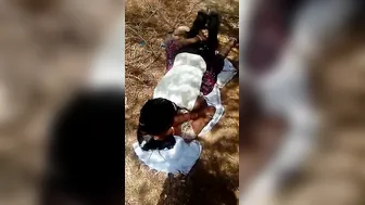 Dehati Gf Moaning Loud Getting Fucked In Fields Hidden Cam
