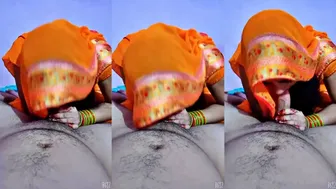 Cute Bhabhi Slurping Hubby's Laal Mota Dick Eagerly