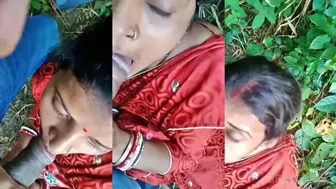 Bhabhi Gulping Desi Lund Outdoors In Jungle Mms