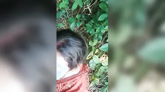 Bhabhi Gulping Desi Lund Outdoors In Jungle Mms