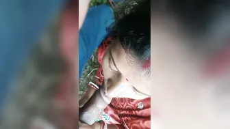 Bhabhi Gulping Desi Lund Outdoors In Jungle Mms