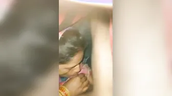 Desi Bhabhi Blowing Under Razai In Winter Night Fun
