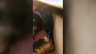 Desi Bhabhi Blowing Under Razai In Winter Night Fun