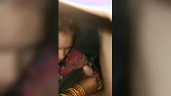 Desi Bhabhi Blowing Under Razai In Winter Night Fun
