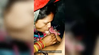 Desi Bhabhi Blowing Under Razai In Winter Night Fun