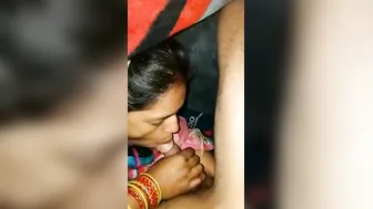 Desi Bhabhi Blowing Under Razai In Winter Night Fun