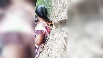 Bhabhi's Outdoor Chudai Mms With Lover In Fields Heat