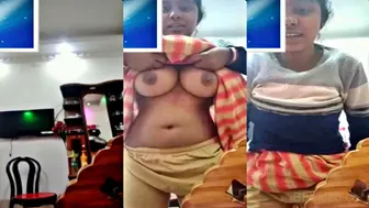 Desi Bhabhi Flashing Melons And Hairy Pussy On Naughty Chat