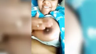 Desi Bhabhi Squeezing Milky Boobs Over Morning Chai Steam