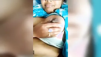 Desi Bhabhi Squeezing Milky Boobs Over Morning Chai Steam