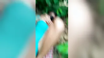 Bushy Pussy Tease By Naughty Desi Girl Flashing Outdoors