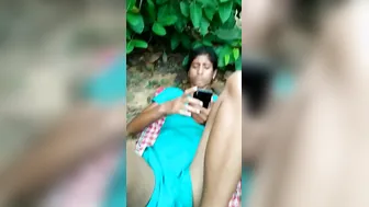 Bushy Pussy Tease By Naughty Desi Girl Flashing Outdoors