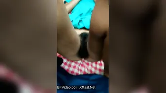 Bushy Pussy Tease By Naughty Desi Girl Flashing Outdoors