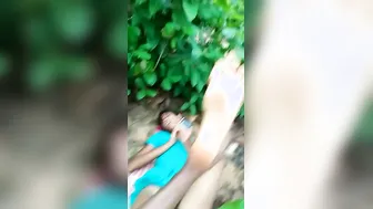 Bushy Pussy Tease By Naughty Desi Girl Flashing Outdoors
