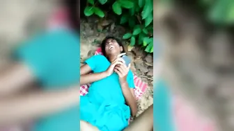 Bushy Pussy Tease By Naughty Desi Girl Flashing Outdoors