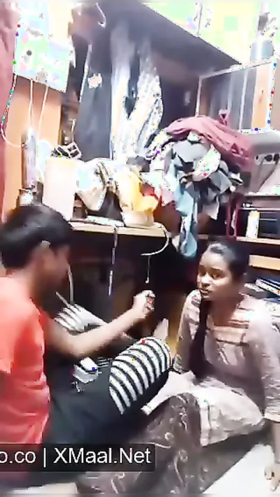 Tailor Squeezing Pressing Sucking Juicy Desi Boobs In Shop