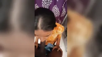 Desi Salesgirl Gulping Dick Deep In Dirty Shop Toilet Stall