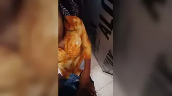 Desi Salesgirl Gulping Dick Deep In Dirty Shop Toilet Stall