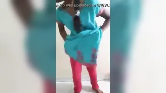 Desi Lad Probing Girl's Choot Standing Doggy Style Bang